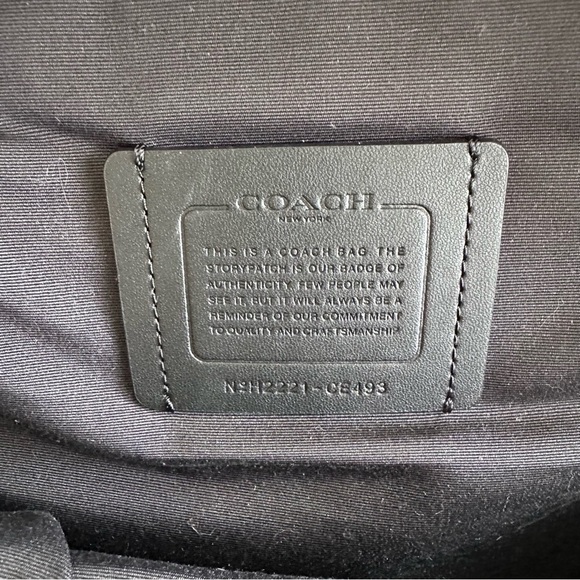 EUC COACH Westway Midnight/Black Unisex Backpack - Picture 8 of 8